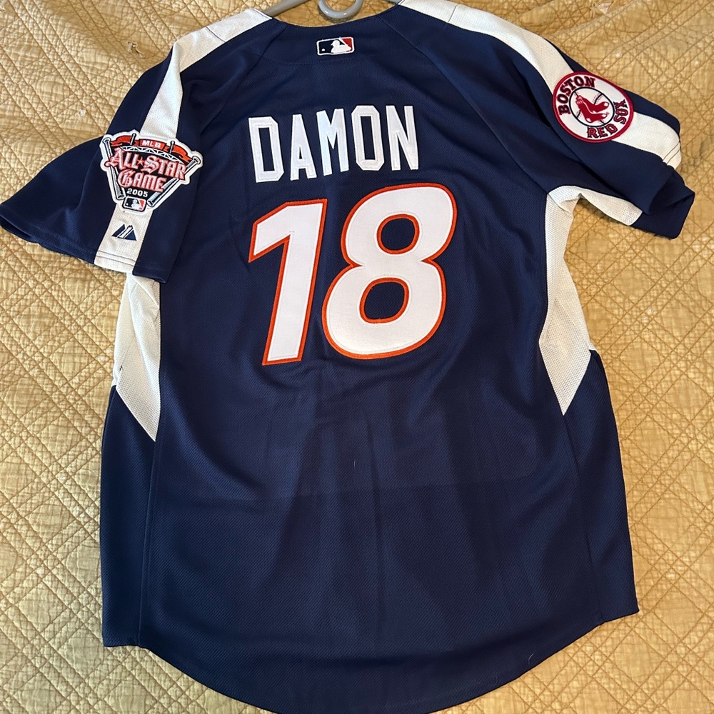 Majestic 2005 Johnny Damon All Star Jersey